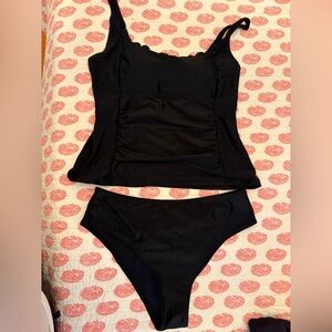 SHEIN Black Swim Set